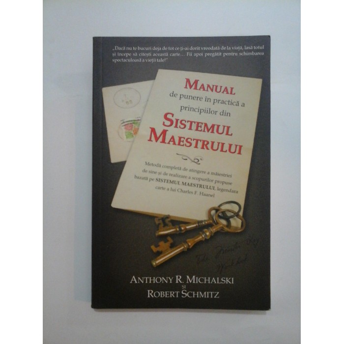 Manual de punere in practica a principiilor din Sistemul Maestrului -  A.R. Michalski & R. Schmitz